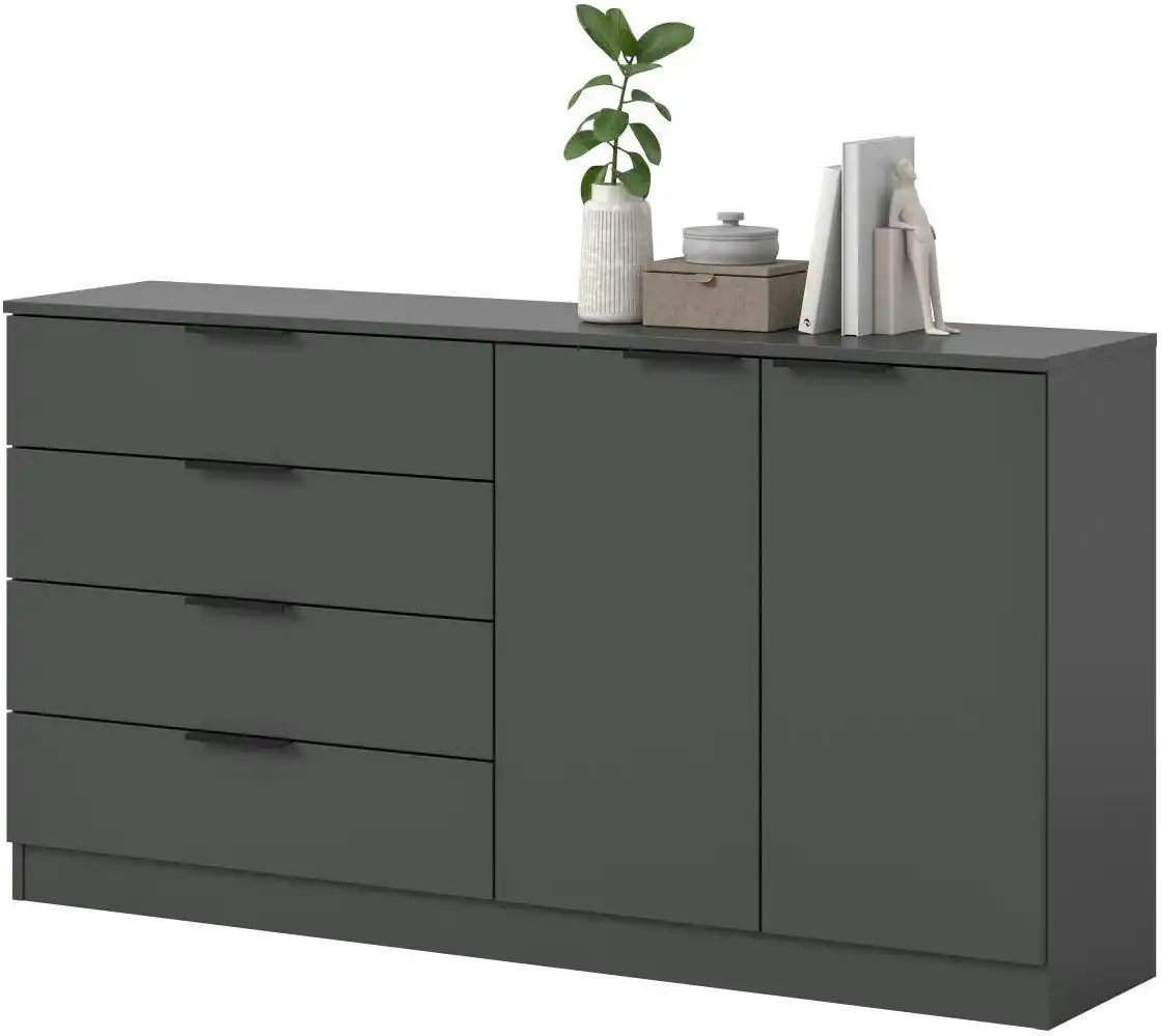 Sideboard Kopenhagen ¦ grau ¦ Maße (cm): B: 148 H: 80 Kommoden & Sideboards > Sideboards - Höffner