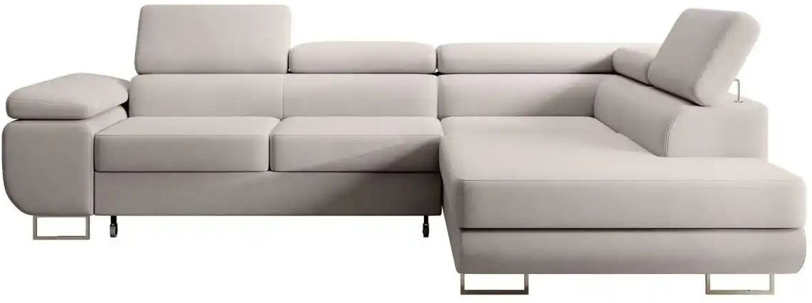 Selsey Ecksofa mit Schlaffunktion Stevil ¦ creme ¦ Maße (cm): B: 275 H: 90 Polstermöbel > Sofas > Ecksofas - Höffner