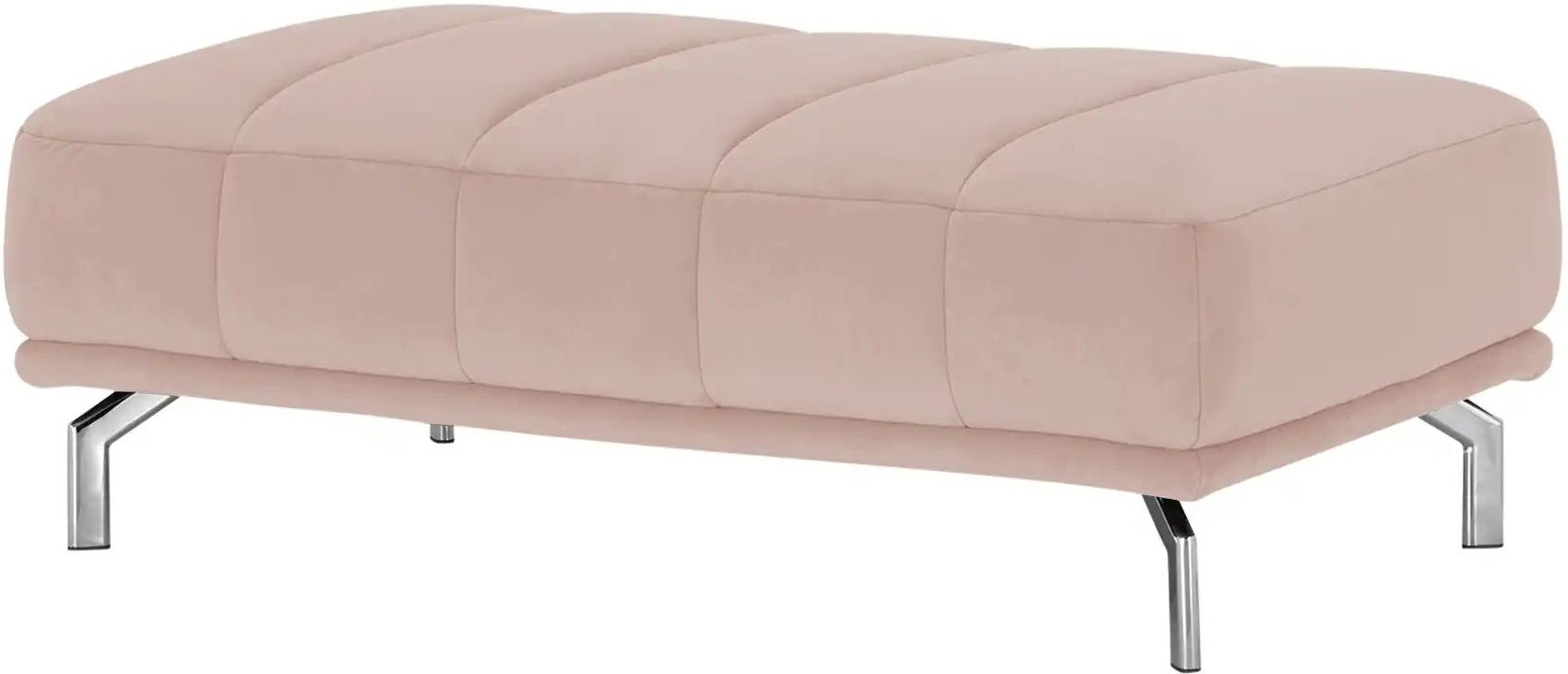 Lounge Collection XXL-Hocker Sarina ¦ rosa/pink ¦ Maße (cm): B: 127 H: 43 T: 77.0 Polstermöbel > Hocker - Höffner