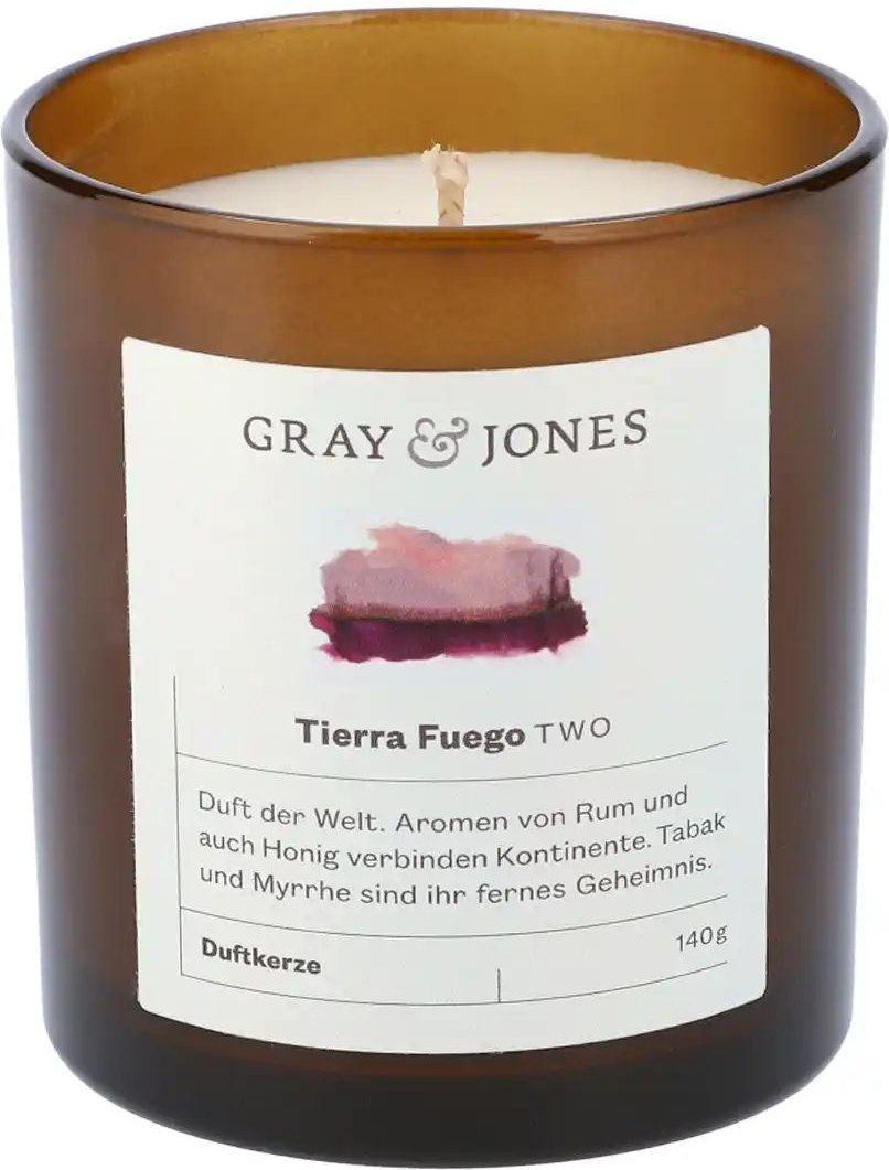 Gray & Jones Duftkerze Tierra Fuego TWO ¦ Glas,Wachs ¦ Maße (cm): H: 7,5 Ø: 7 Accessoires > Kerzen & Kerzenständer - H...