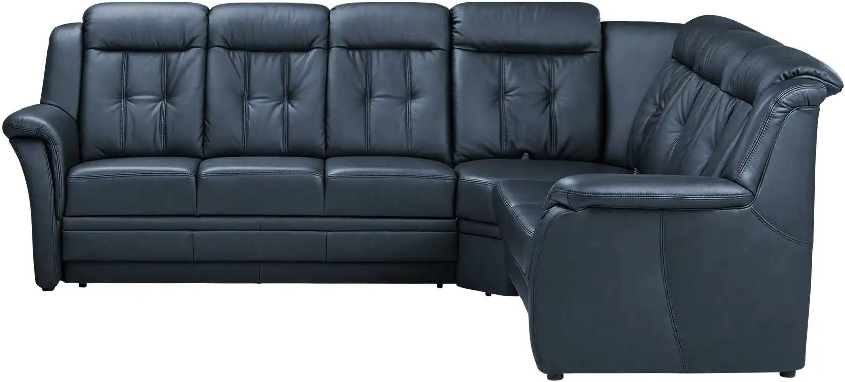 Polstermöbel Oelsa Komfort-Ecksofa aus Leder Andorra ¦ türkis/petrol ¦ Maße (cm): B: 272 H: 99 T: 238.0 Polstermöbel > ...