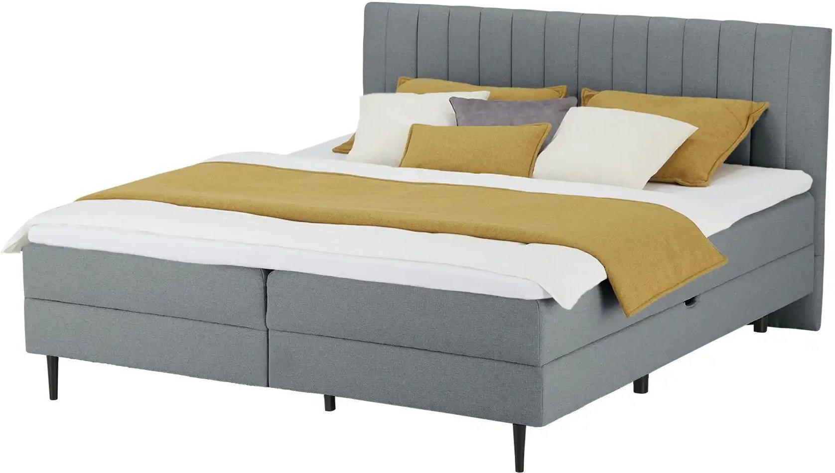 switch Polsterbett mit Bettkasten Tango ¦ grau ¦ Maße (cm): B: 146 H: 105 Betten > Komfortbetten - Höffner