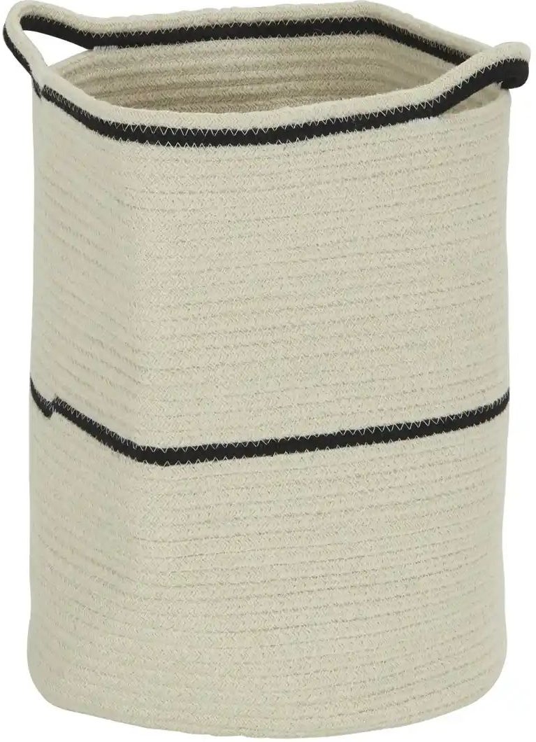 HOME STORY Wäschekorb ¦ creme ¦ Stoff,Polyester ¦ Maße (cm): H: 45 Ø: 35 Aufbewahrung > Wäscheaufbewahrung - Höffner