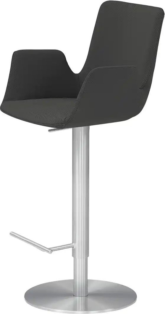 Barhocker MyHelios ¦ schwarz ¦ Maße (cm): B: 52 T: 35.0 Polstermöbel > Hocker > Barhocker - Höffner