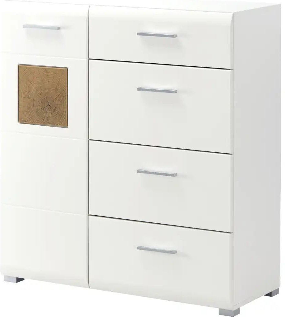 Kommode Cortina ¦ weiß ¦ Maße (cm): B: 100 H: 109 T: 40.0 Kommoden & Sideboards > Kommoden - Höffner