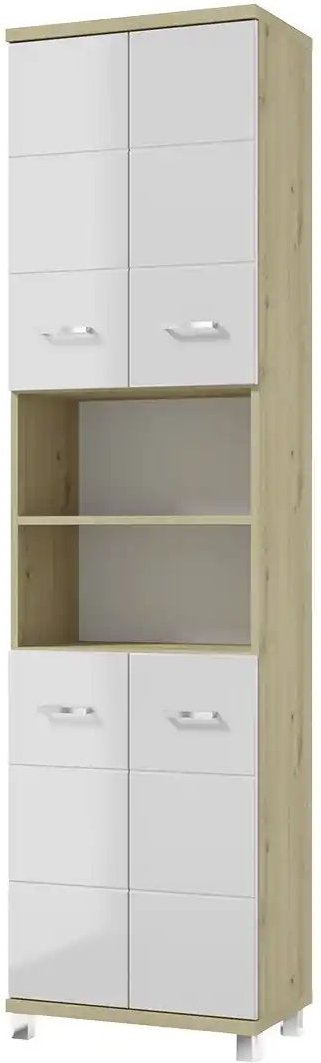 Hochschrank Nehmitzsee ¦ holzfarben ¦ Maße (cm): B: 51 H: 192,5 T: 32.0 Schränke > Badschränke > Bad-Hochschränke - Höf...