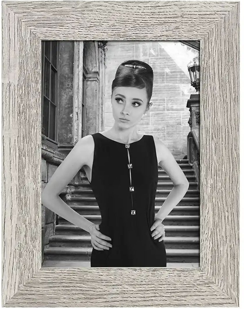 Bilderrahmen 13x18 cm Hollywood ¦ grau ¦ Massivholz ¦ Maße (cm): B: 18 H: 23 T: 1.5 Accessoires > Bilderrahmen - Höffne...