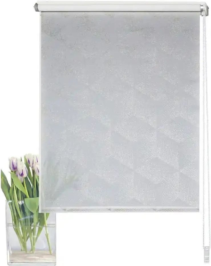 HOME Wohnideen Kettenzugrollo ¦ silber ¦ Maße (cm): B: 45 Gardinen & Rollos > Rollos & Jalousien > Seitenzugrollos - H...