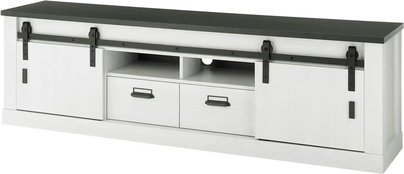 Lowboard Sintra ¦ weiß ¦ Maße (cm): B: 200 H: 60 T: 42.0 Kommoden & Sideboards > Lowboards - Höffner