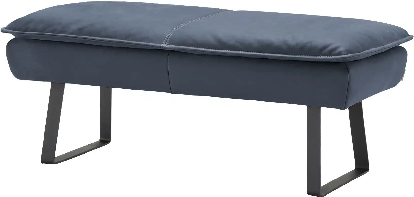 KOINOR Hockerbank Leder Alino ¦ blau ¦ Maße (cm): B: 170 H: 51 T: 56.0 Bänke > Einzelbänke - Höffner