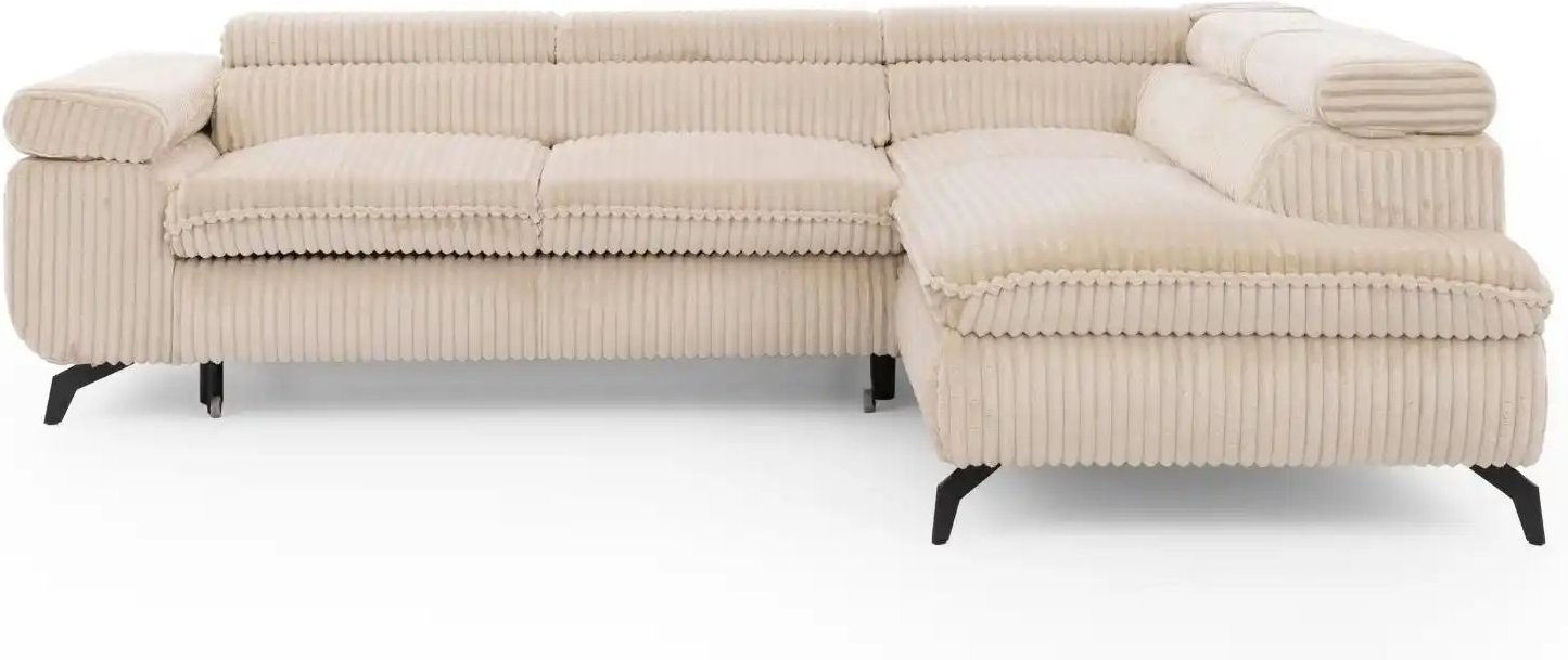 S-STYLE Ecksofa mit Schlaffunktion Bonnie ¦ beige ¦ Maße (cm): B: 275 H: 76 Polstermöbel > Sofas > Ecksofas - Höffner