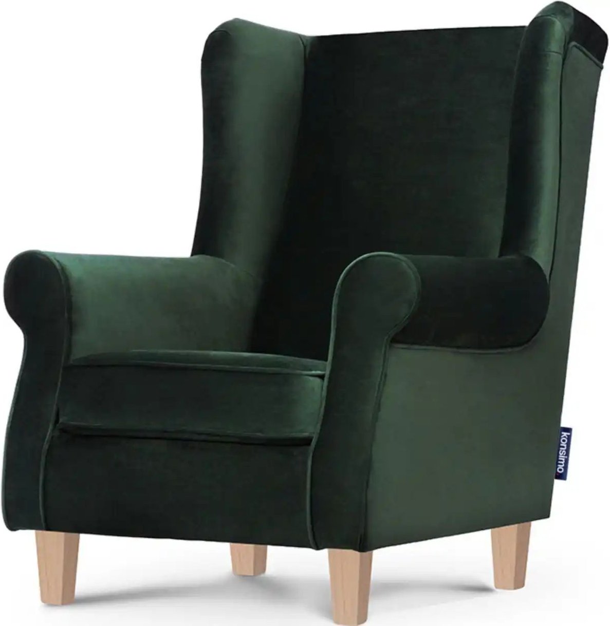 KONSIMO Ohrensessel Miles ¦ grün ¦ Maße (cm): B: 82 H: 105 Polstermöbel > Sessel > Ohrensessel - Höffner