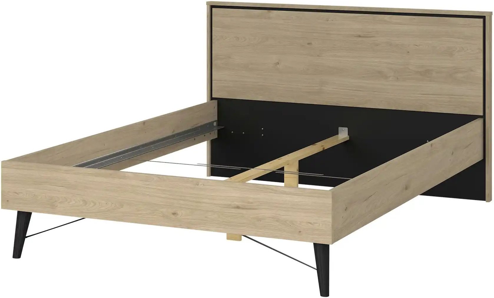 Bettgestell Ripley ¦ holzfarben ¦ Maße (cm): B: 152,6 H: 91,3 Betten > Bettgestelle - Höffner