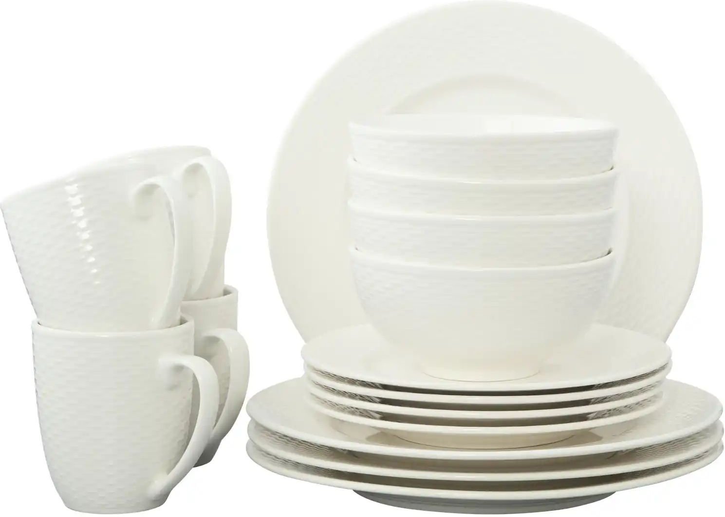 Peill+Putzler Kombiservice Licata ¦ Steinzeug/Steingut ¦ Maße (cm): B: 26,6 H: 28,8 Geschirr > Geschirrsets > Kombiserv...