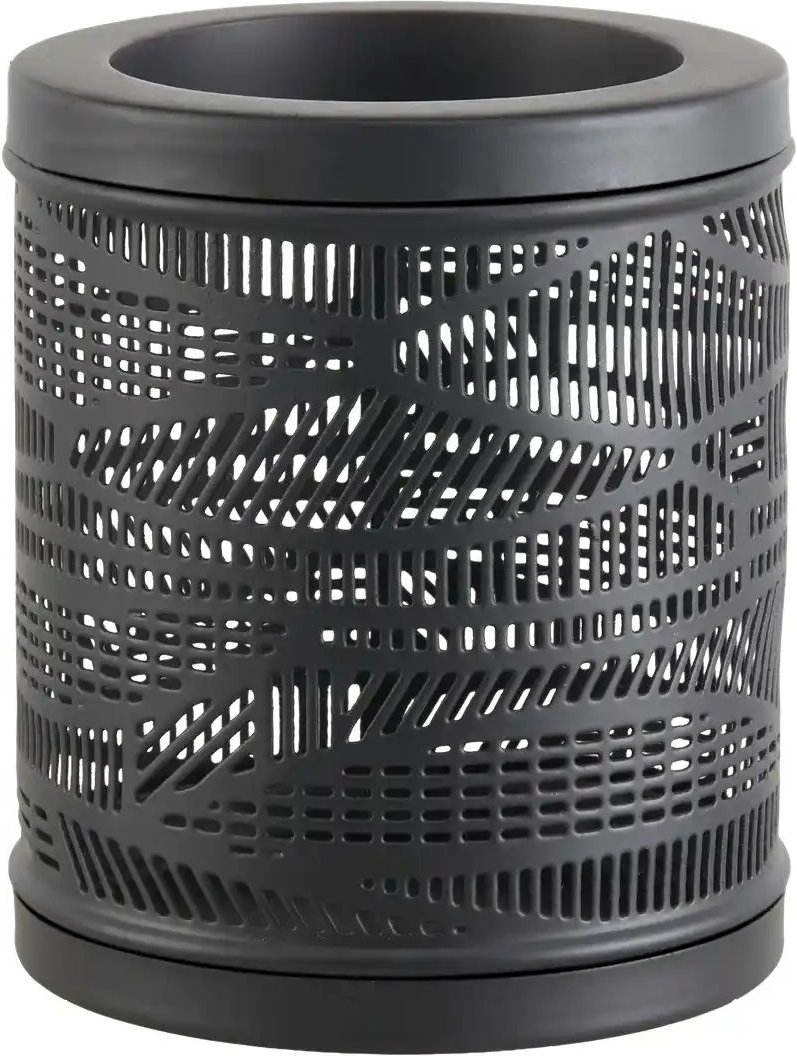 HOME STORY Windlicht ¦ schwarz ¦ Eisen ¦ Maße (cm): H: 11,5 Ø: 10 Accessoires > Kerzen & Kerzenständer - Höffner