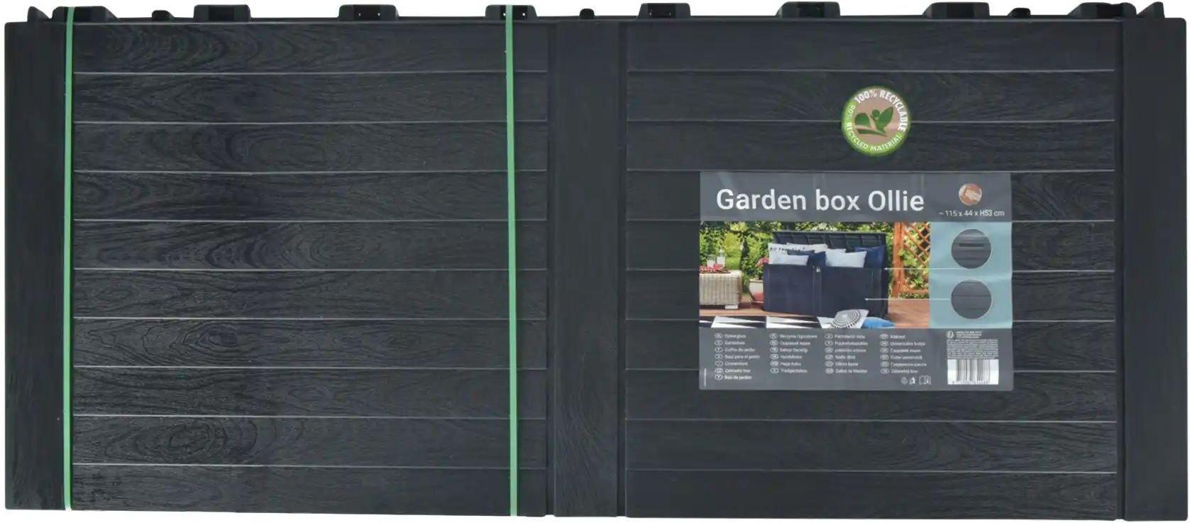 Thumbnail - Kissenbox Rotterdam ¦ grau ¦ Maße (cm): B: 115 H: 53 T: 45.0 Garten > Gartenzubehör > Gartenaufbewahrung - Höffner