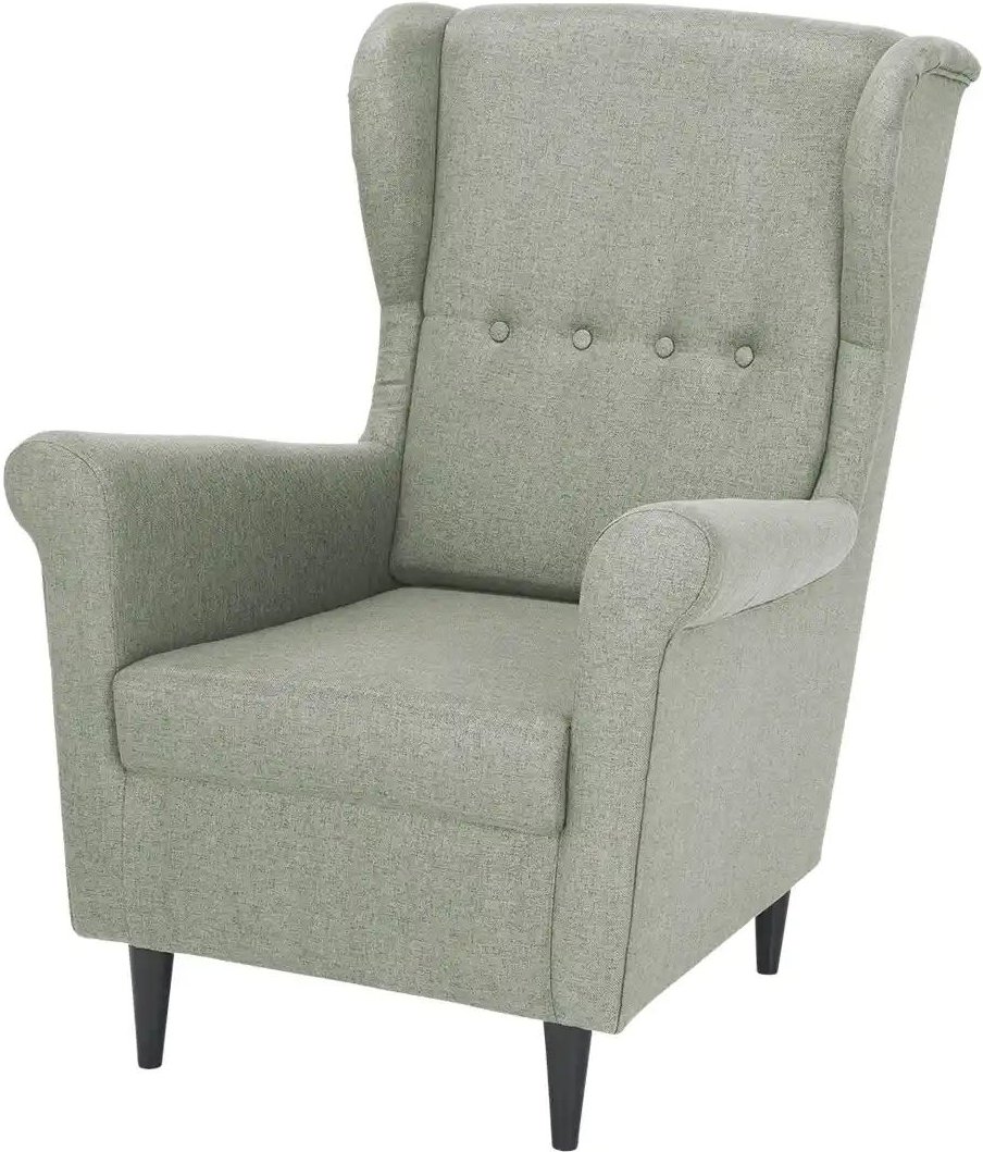 smart Sessel Hubertine ¦ grün ¦ Maße (cm): B: 82 H: 102 T: 89.0 Polstermöbel > Sessel > Ohrensessel - Höffner