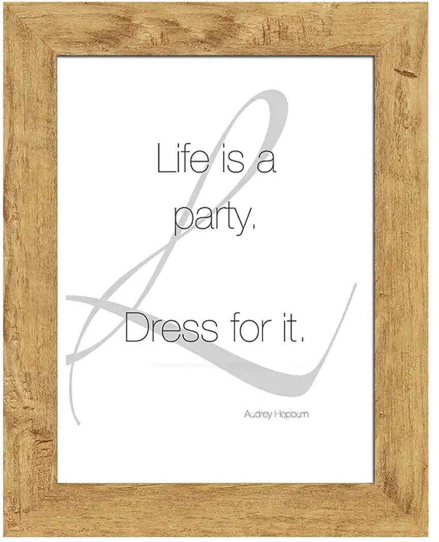 Bilderrahmen 18x24 cm Hollywood ¦ holzfarben ¦ Massivholz ¦ Maße (cm): B: 23 H: 29 T: 1.5 Accessoires > Bilderrahmen - ...