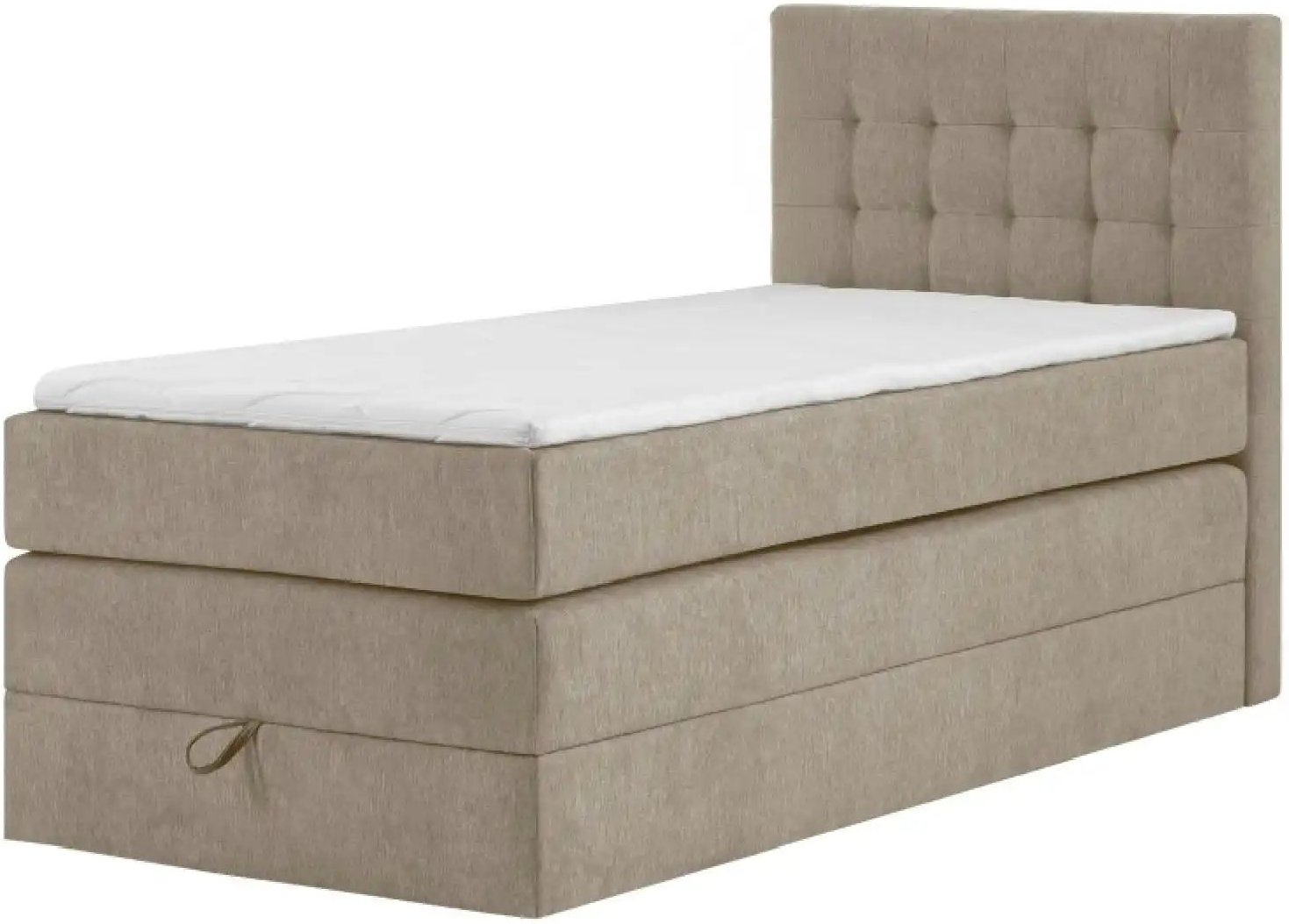 Boxspringbett mit Bettkasten Barcelona ¦ beige ¦ Maße (cm): B: 100 H: 110 Betten > Boxspringbetten - Höffner