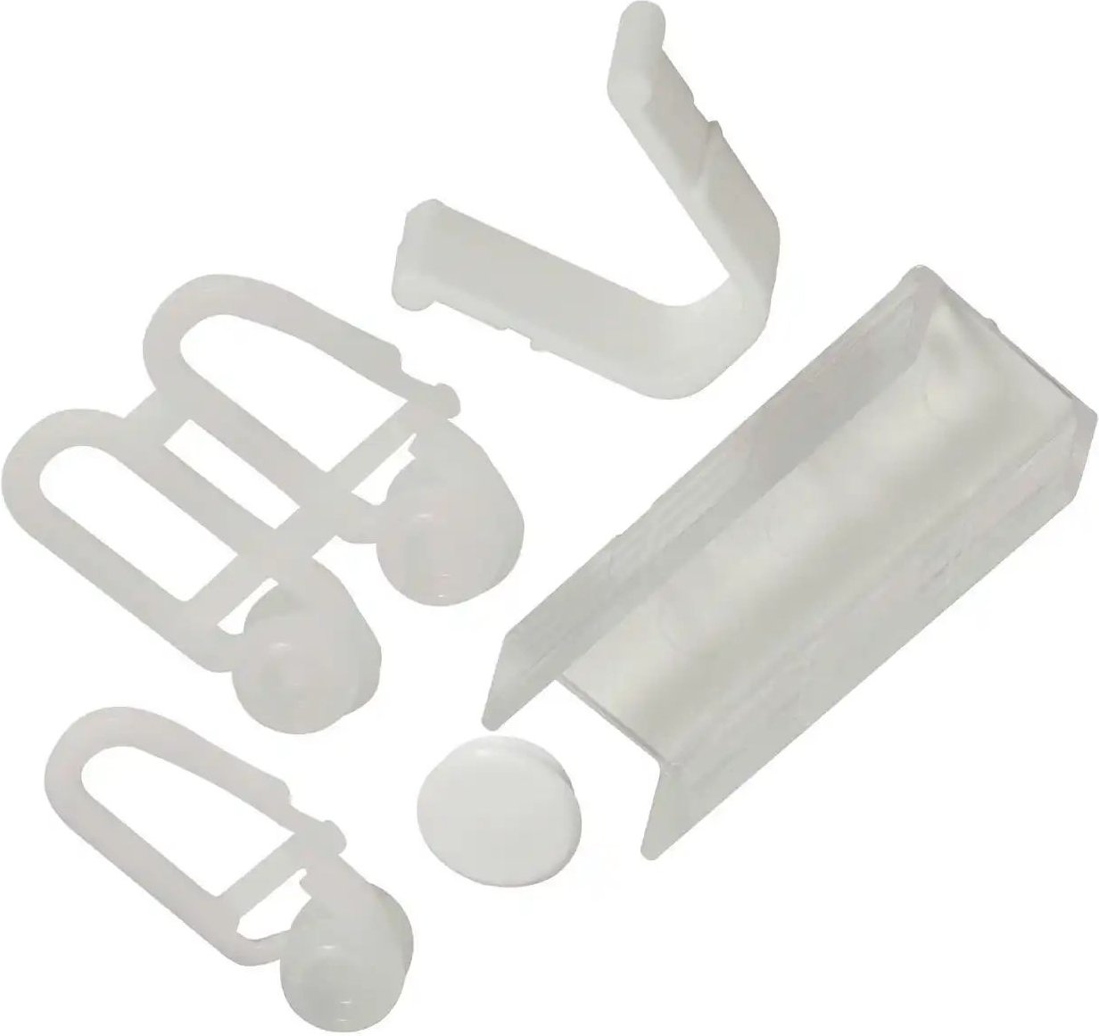 Mydeco VHS Zubehörset 210-250cm ¦ weiß ¦ Kunststoff ¦ Maße (cm): B: 10 H: 2,7 Gardinen & Rollos > Gardinenstangen & Zu...