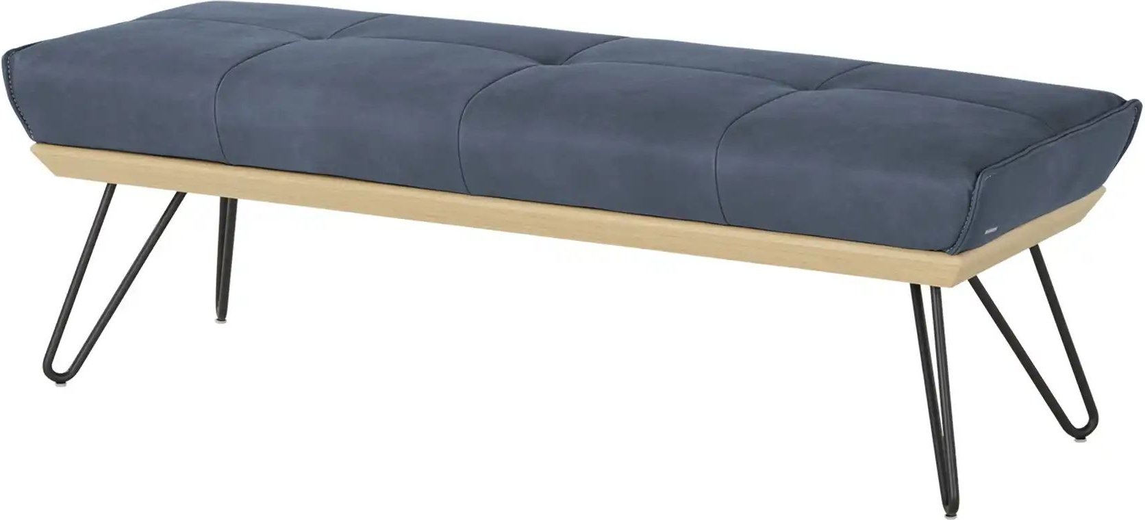 KOINOR Hockerbank Leder Dining System 4 ¦ blau ¦ Maße (cm): B: 190 H: 49 T: 54.0 Bänke > Einzelbänke - Höffner