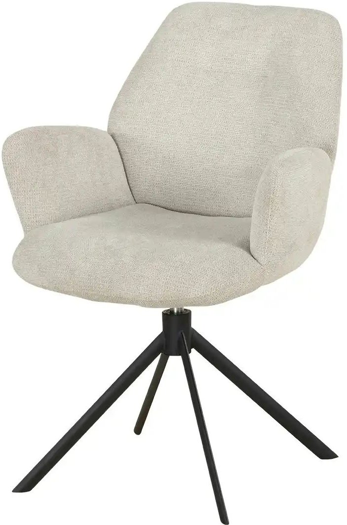 uno Armlehnstuhl Lisa ¦ beige ¦ Maße (cm): B: 62,5 H: 88,5 T: 63.0 Stühle > Esszimmerstühle > Esszimmerstühle mit Armle...