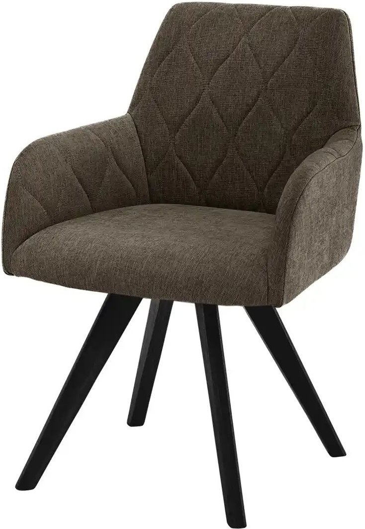 Woodford Esszimmerstuhl Damask ¦ braun ¦ Maße (cm): B: 61 H: 88 T: 66.5 Stühle > Küchenstühle > Küchenstühle mit Armleh...