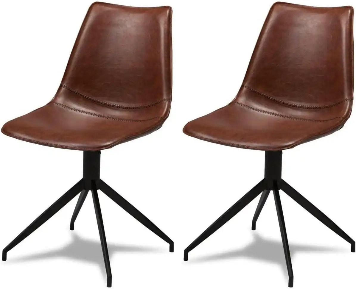Furnhouse Esszimmerstuhl 2er-Set Isabel ¦ braun ¦ Maße (cm): B: 47 H: 84 Stühle > Polsterstühle - Höffner
