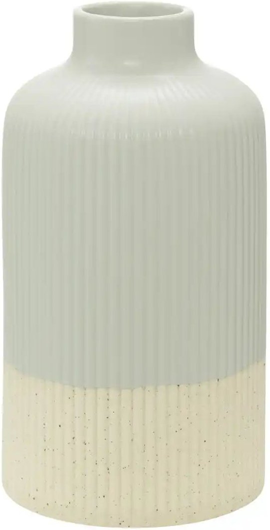 HOME STORY Vase ¦ grün ¦ Porzellan ¦ Maße (cm): H: 18,2 Ø: 10 Accessoires > Vasen - Höffner