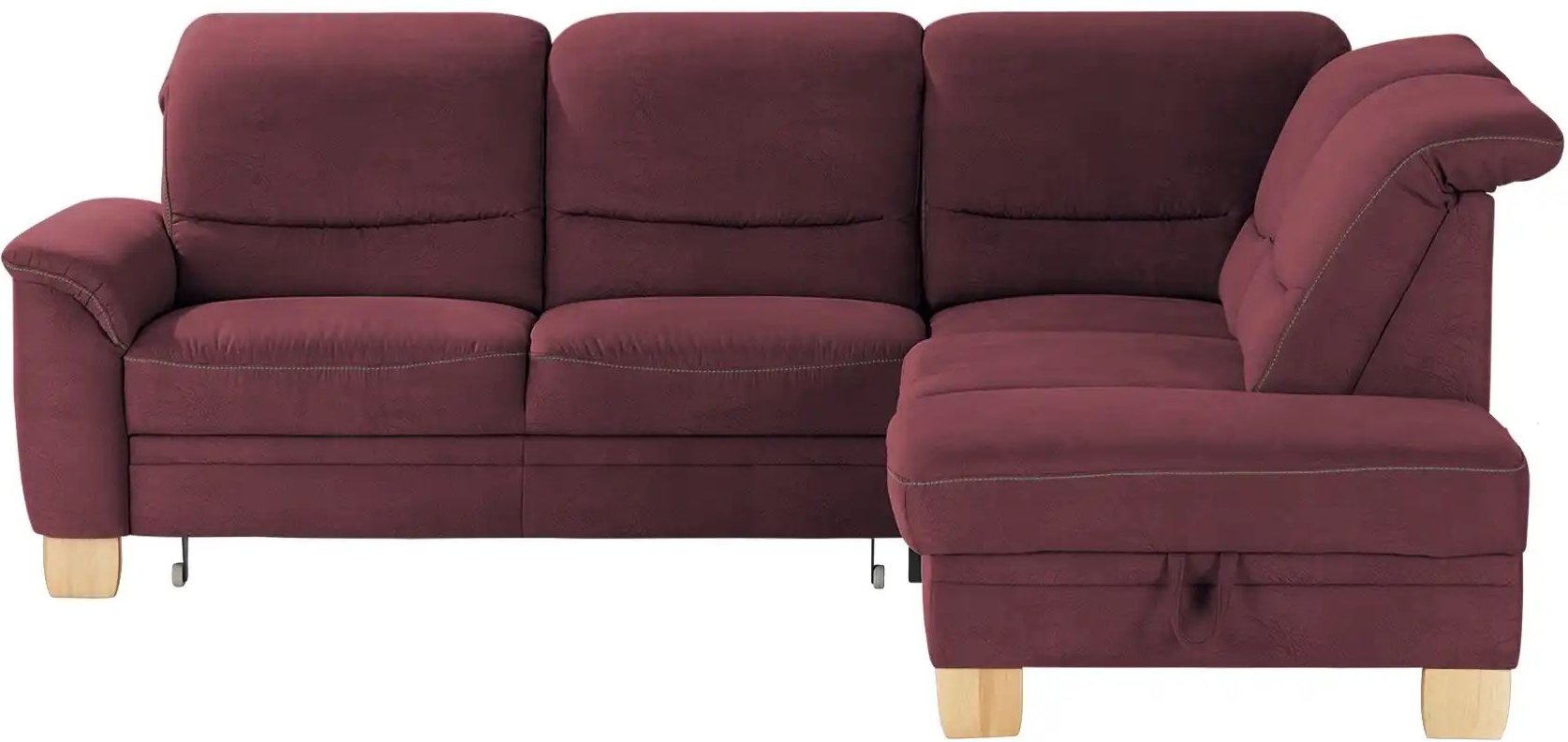 meinSofa Ecksofa Liva ¦ rot ¦ Maße (cm): B: 254 T: 224.0 Polstermöbel > Sofas > Ecksofas - Höffner