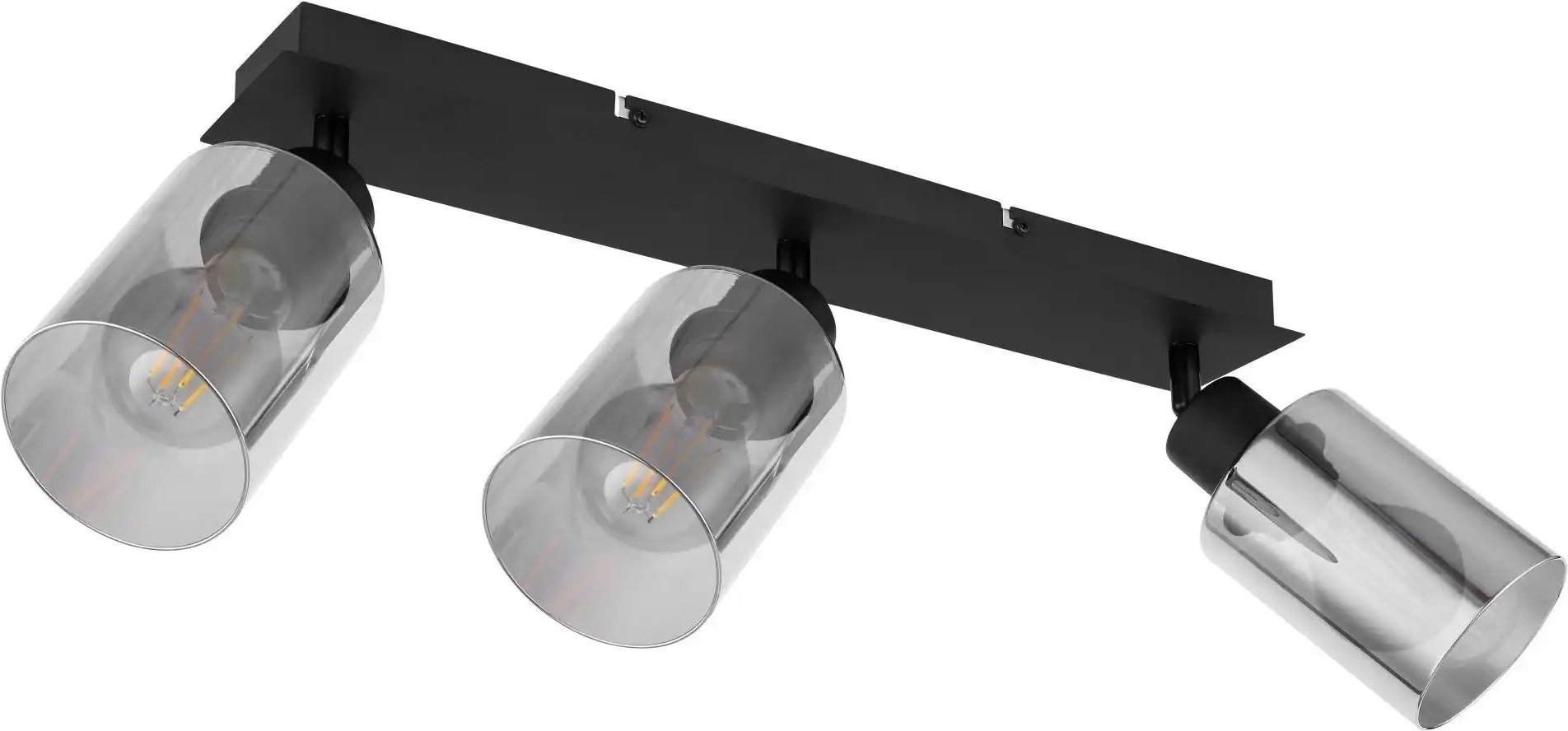 Globo Lighting Deckenstrahler ¦ schwarz ¦ Maße (cm): B: 47 H: 21,5 T: 9.0 Lampen & Leuchten > Deckenleuchten - Höffner