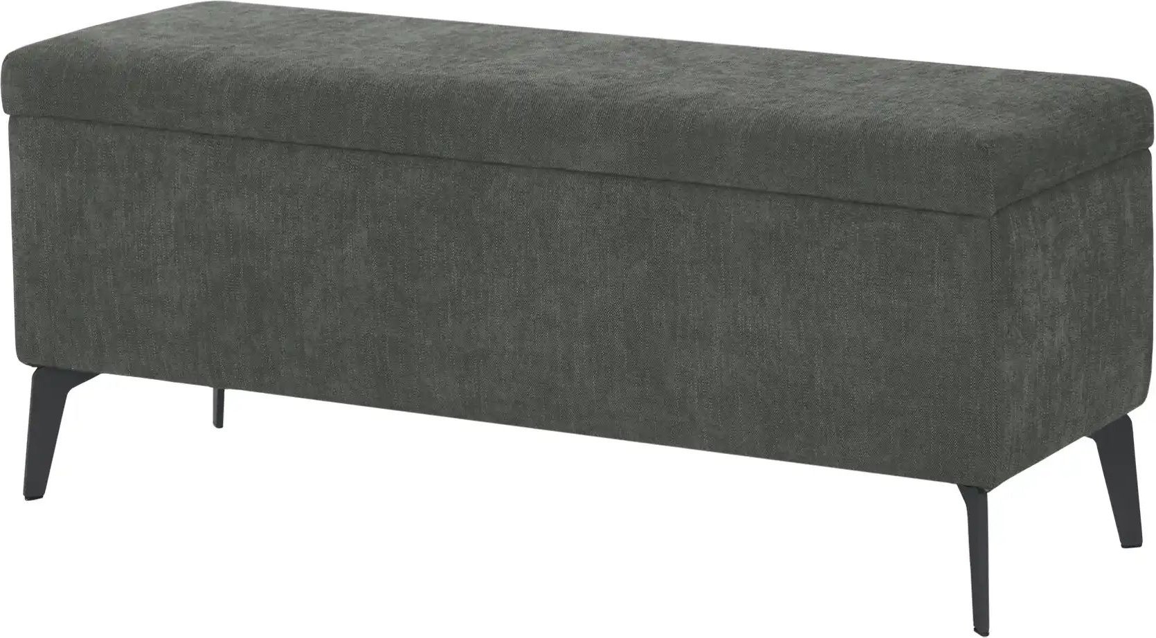 Wohnwert Bettbank mit Stauraum Dormian ¦ grau ¦ Maße (cm): B: 122 H: 52,5 T: 42.0 Bänke > Einzelbänke - Höffner