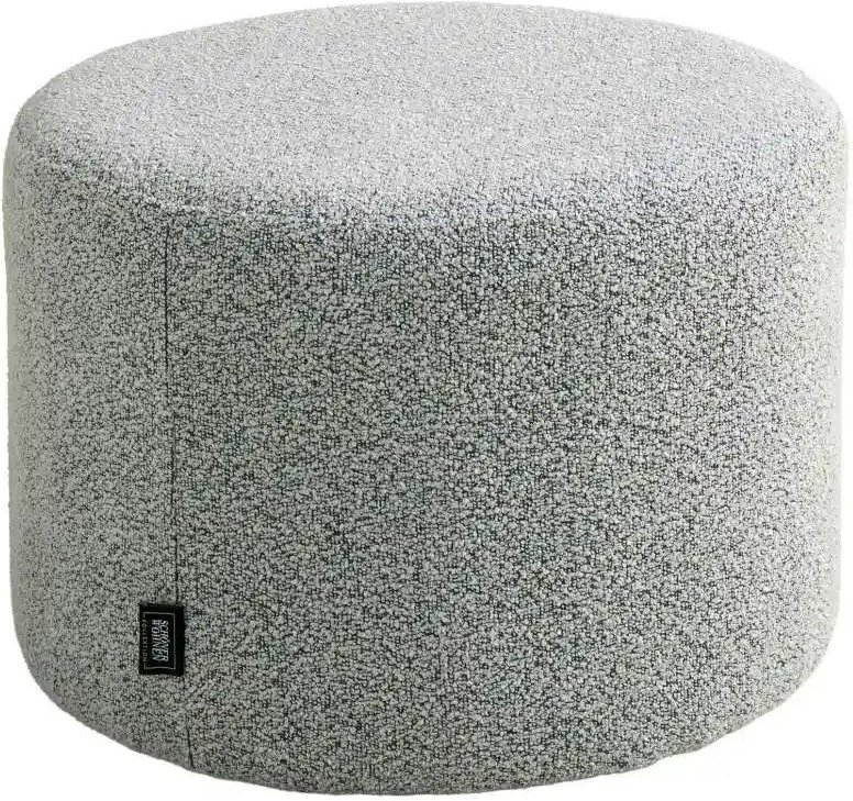 SCHÖNER WOHNEN Kollektion Pouf ¦ grau ¦ Maße (cm): H: 34 Ø: 50 Polstermöbel > Hocker > Sitzsäcke - Höffner