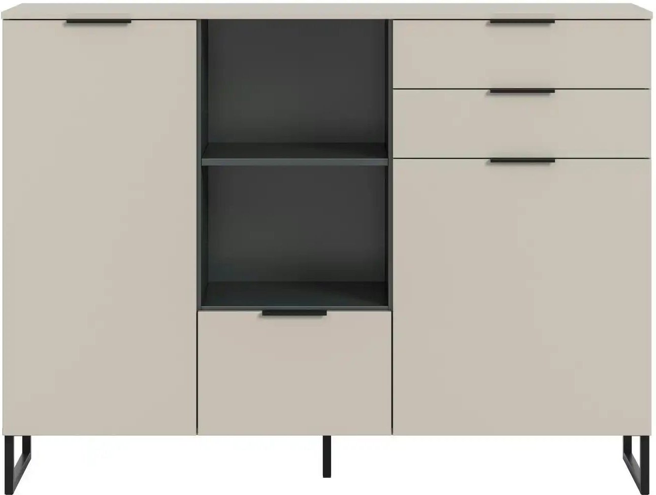 Highboard ¦ creme ¦ Maße (cm): B: 150 H: 112 Kommoden & Sideboards > Highboards - Höffner