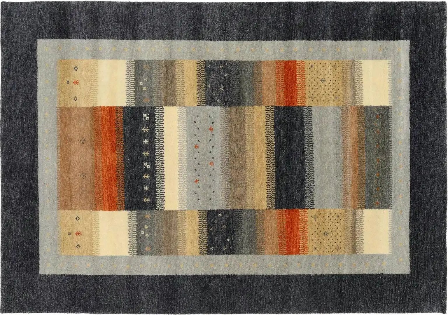 Naturteppich Costa del Sol ¦ grau ¦ Wolle ¦ Maße (cm): B: 170 H: 1,7 Teppiche > Naturteppiche - Höffner