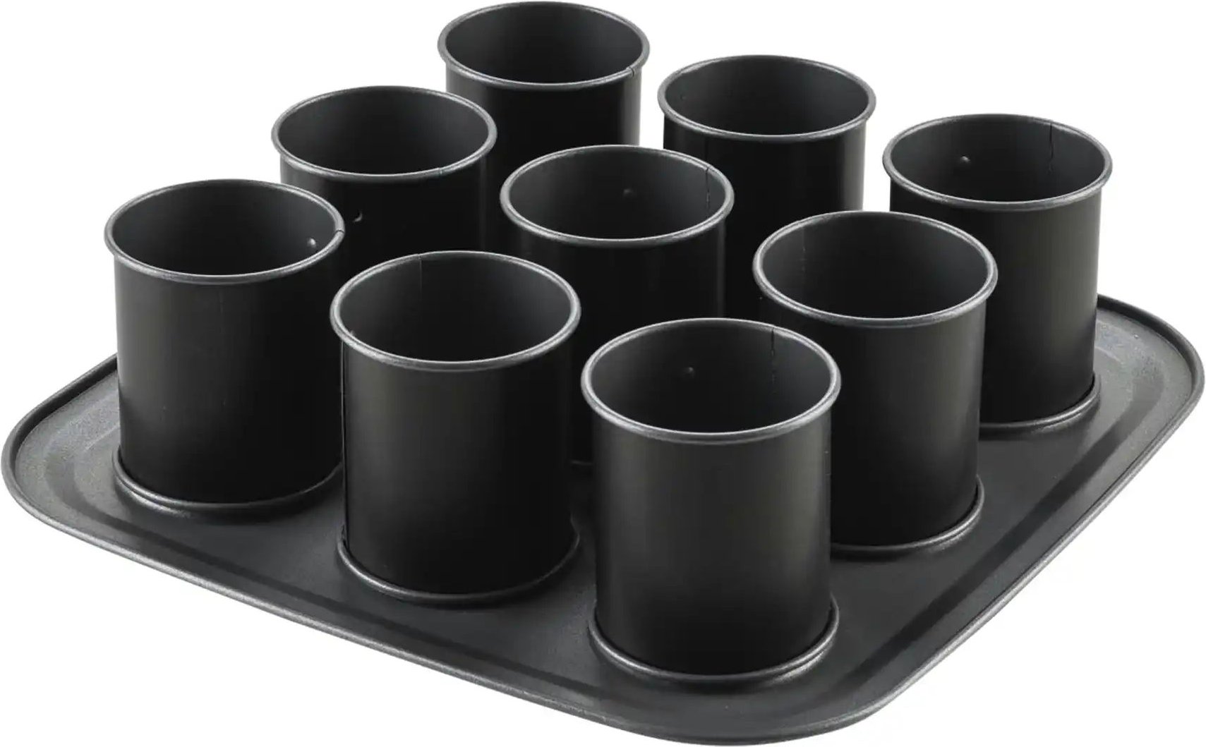 Dr. Oetker Törtchenblech Back-Idee Kreativ ¦ grau ¦ Stahlblech ¦ Maße (cm): B: 29 H: 12,5 Backen & Zubehör > Backformen...