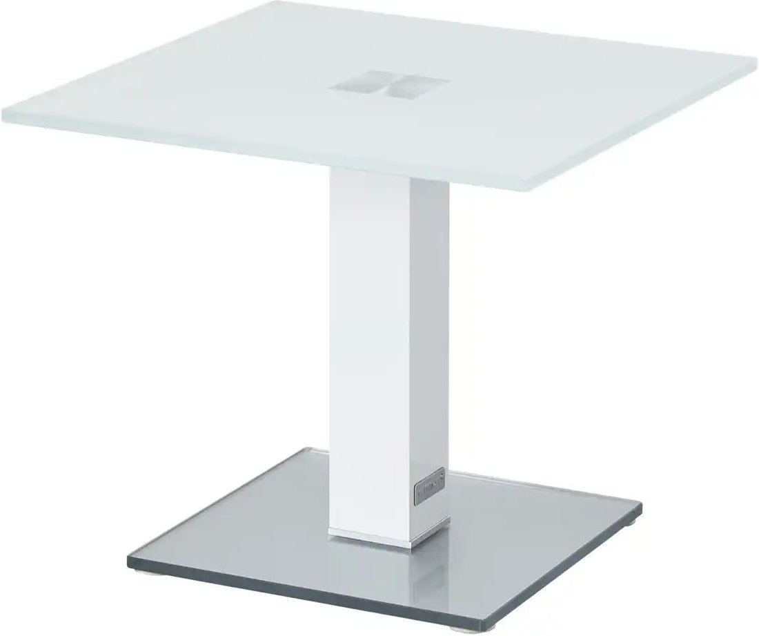 Wohnwert Beistelltisch Quatro ¦ weiß ¦ Maße (cm): B: 50 H: 43,5 Tische > Beistelltische > Beistelltische ohne Rollen - ...