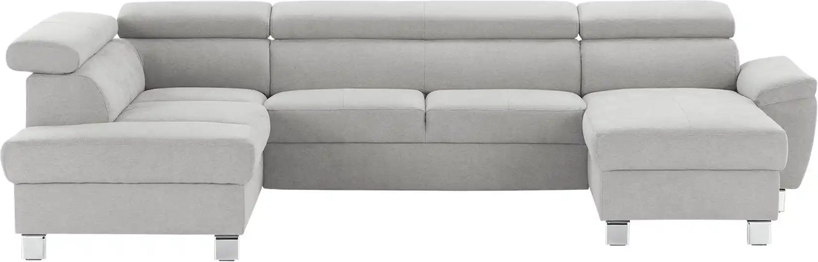 uno Wohnlandschaft aus Mikrofaser Avola ¦ blau ¦ Maße (cm): B: 318 H: 90 T: 208.0 Polstermöbel > Sofas > Wohnlandschafte...