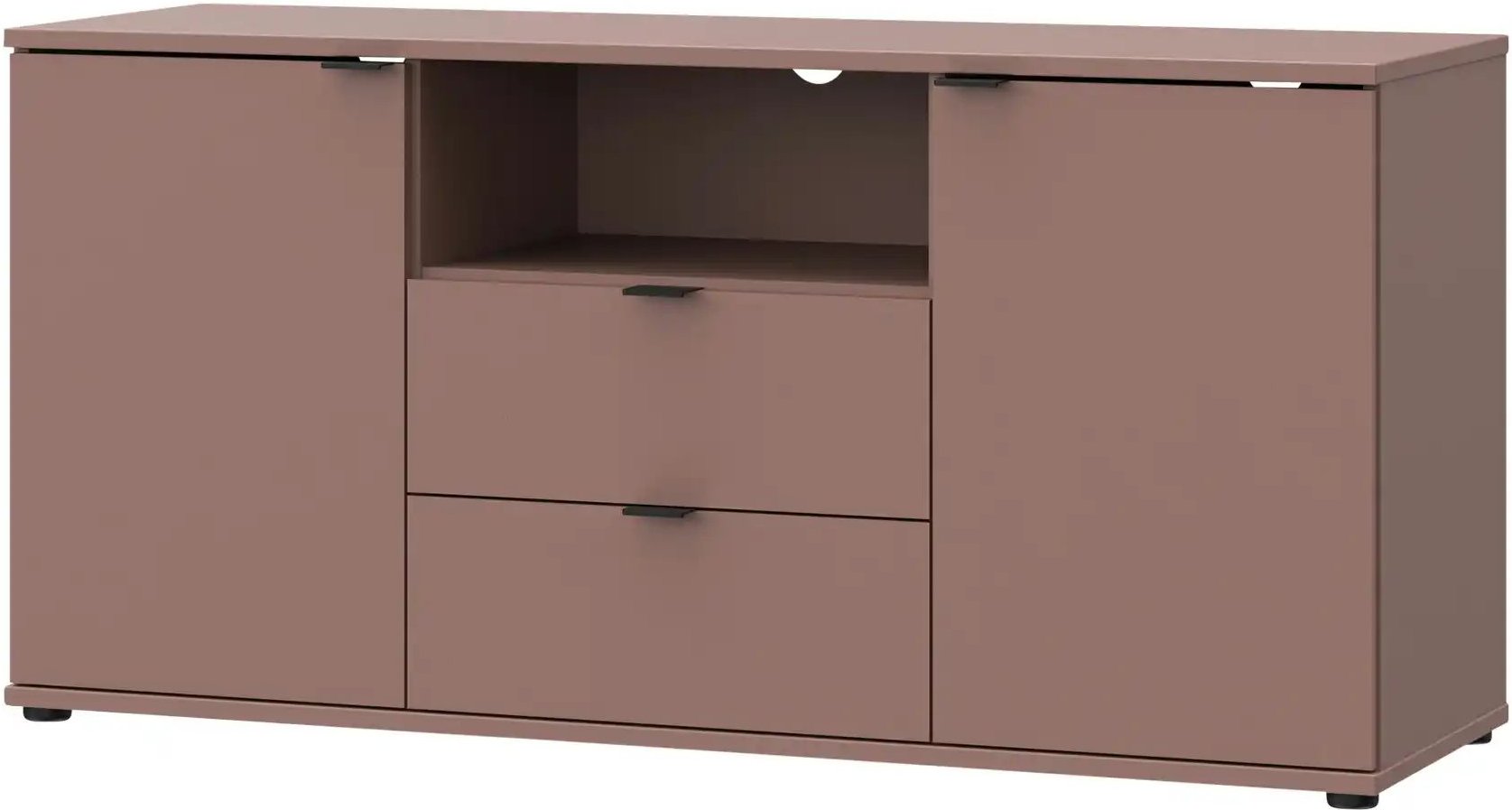 TV-Lowboard Gannano ¦ rot ¦ Maße (cm): B: 129,8 H: 63,1 T: 41.3 Kommoden & Sideboards > Lowboards - Höffner