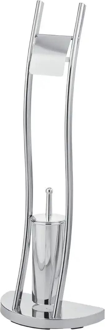 KHG Stand WC Garnitur ¦ silber ¦ Edelstahl ¦ Maße (cm): B: 20 H: 92 Badzubehör - Höffner