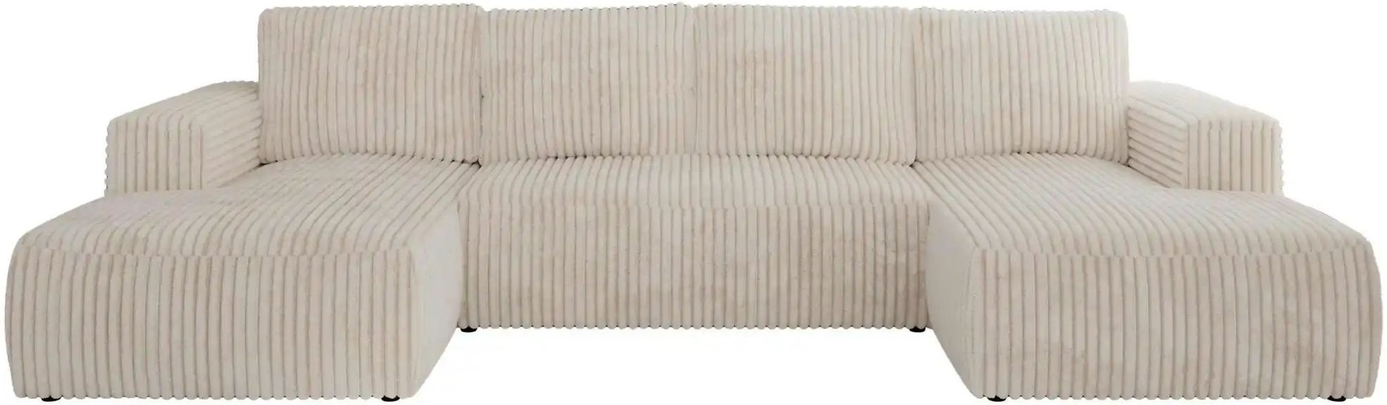 Wohnlandschaft mit Schlaffunktion Trentino ¦ creme ¦ Maße (cm): B: 334 H: 91 Polstermöbel > Sofas > Wohnlandschaften - H...