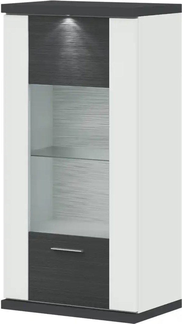 Thumbnail - uno Hängevitrine Titan ¦ grau ¦ Maße (cm): B: 66 H: 131 T: 42.0 Schränke > Vitrinen - Höffner