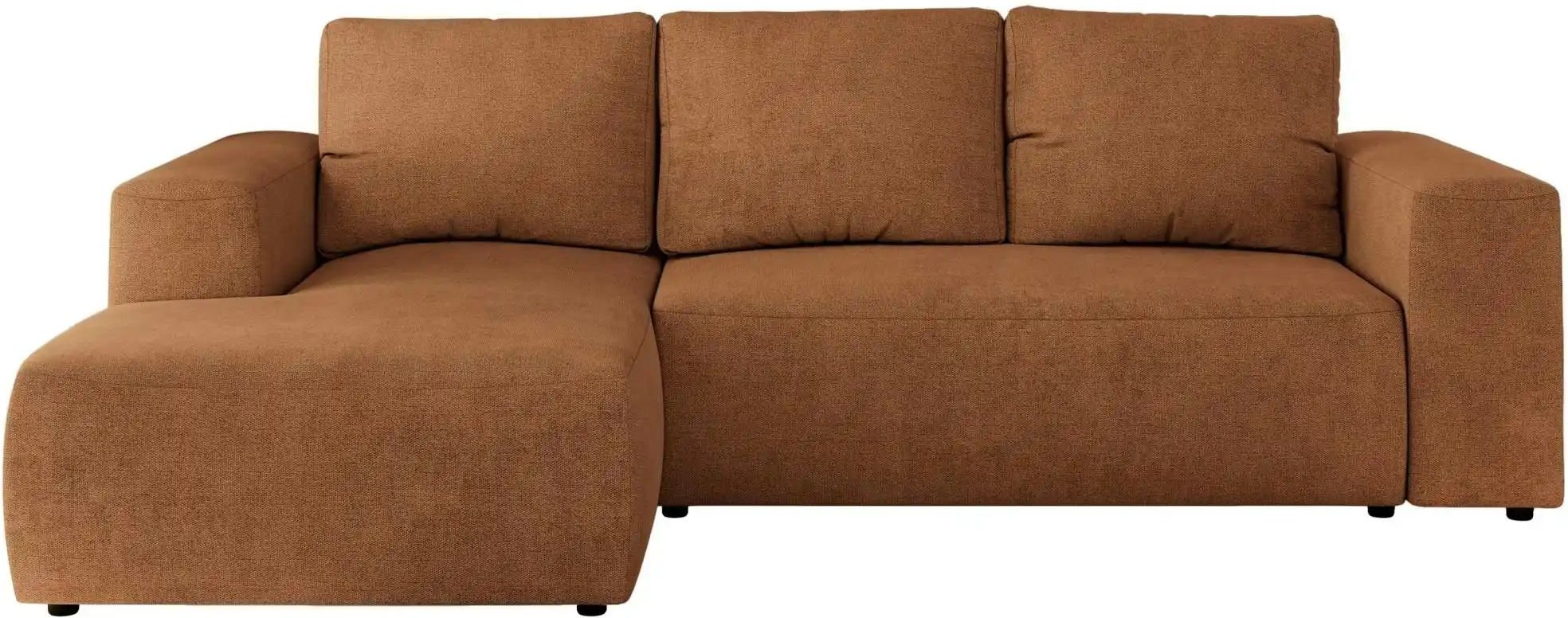 Ecksofa Beige mit Schlaffunktion Trentino ¦ orange ¦ Maße (cm): B: 266 H: 89 Polstermöbel > Sofas > Ecksofas - Höffner