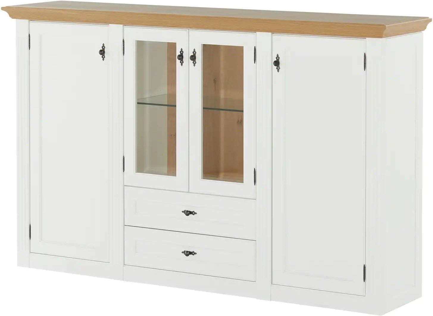 Thumbnail - maison bleue Highboard Petit Chalet ¦ holzfarben ¦ Maße (cm): B: 192 H: 119 T: 44.0 Kommoden & Sideboards > Highboards ...