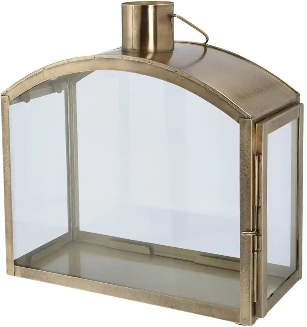 Laterne   ¦ gold ¦ Metall,Glas ¦ Maße (cm): B: 33 H: 34 T: 15.0 Accessoires > Kerzen & Kerzenständer - Höffner