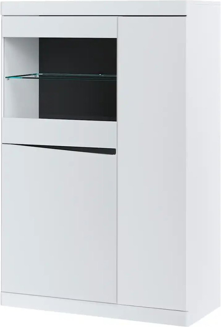 Highboard Turino Neo ¦ weiß ¦ Maße (cm): B: 86 H: 130,8 T: 39.9 Kommoden & Sideboards > Highboards - Höffner