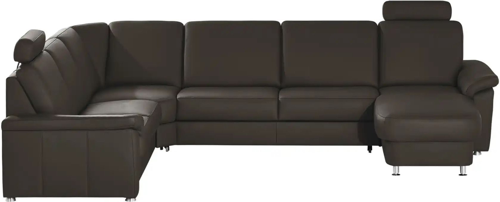 Thumbnail - meinSofa Wohnlandschaft Leder Carolin ¦ braun ¦ Maße (cm): B: 330 H: 91 T: 240.0 Polstermöbel > Sofas > Schlafsofas - Hö...