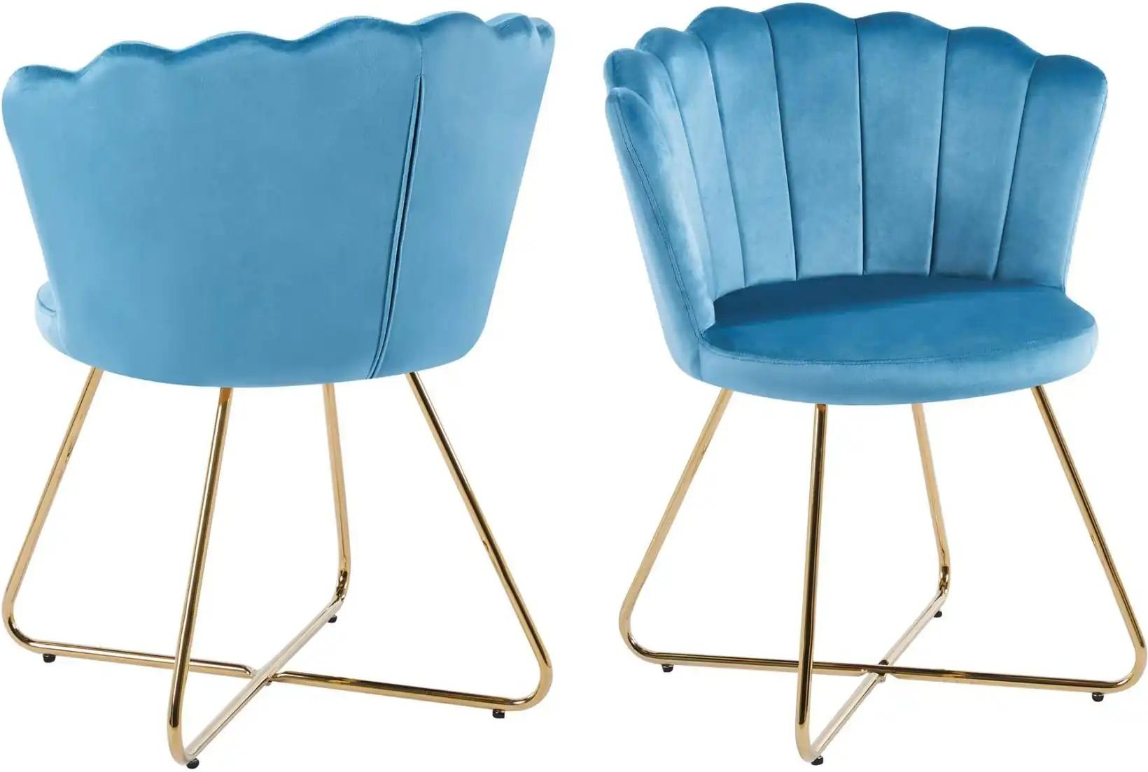 Stuhl 2er-Set ¦ blau ¦ Maße (cm): B: 69,5 H: 85 Stühle > Polsterstühle - Höffner