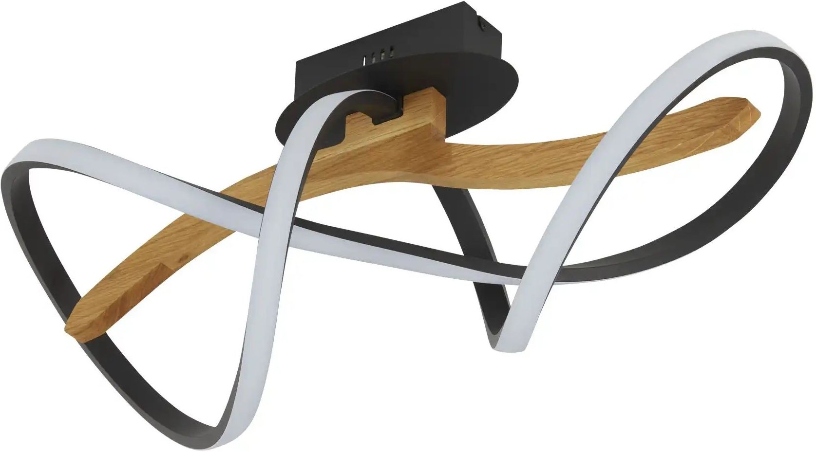 LED-Deckenleuchte ¦ holzfarben ¦ Maße (cm): B: 27 H: 24 Lampen & Leuchten > Deckenleuchten - Höffner