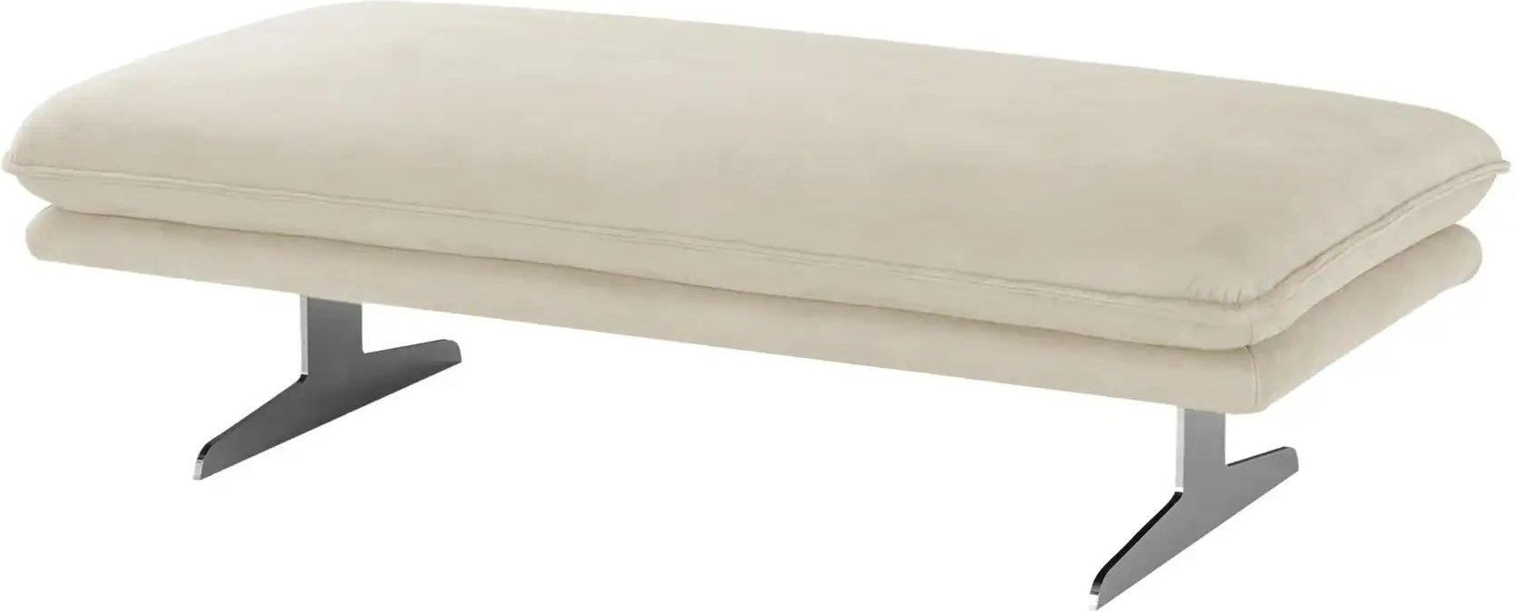 W.SCHILLIG Polsterhocker  Broadway ¦ beige ¦ Maße (cm): B: 145 H: 43 T: 71.0 Polstermöbel > Hocker - Höffner